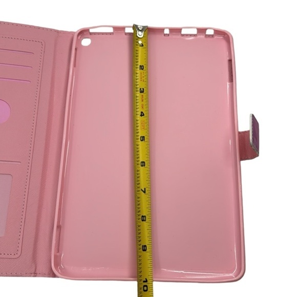 Samsung Galaxy Tab A8 10.5" 2022 Case: Purple Marble PU Leather Stand‎ Cover - Picture 12 of 13